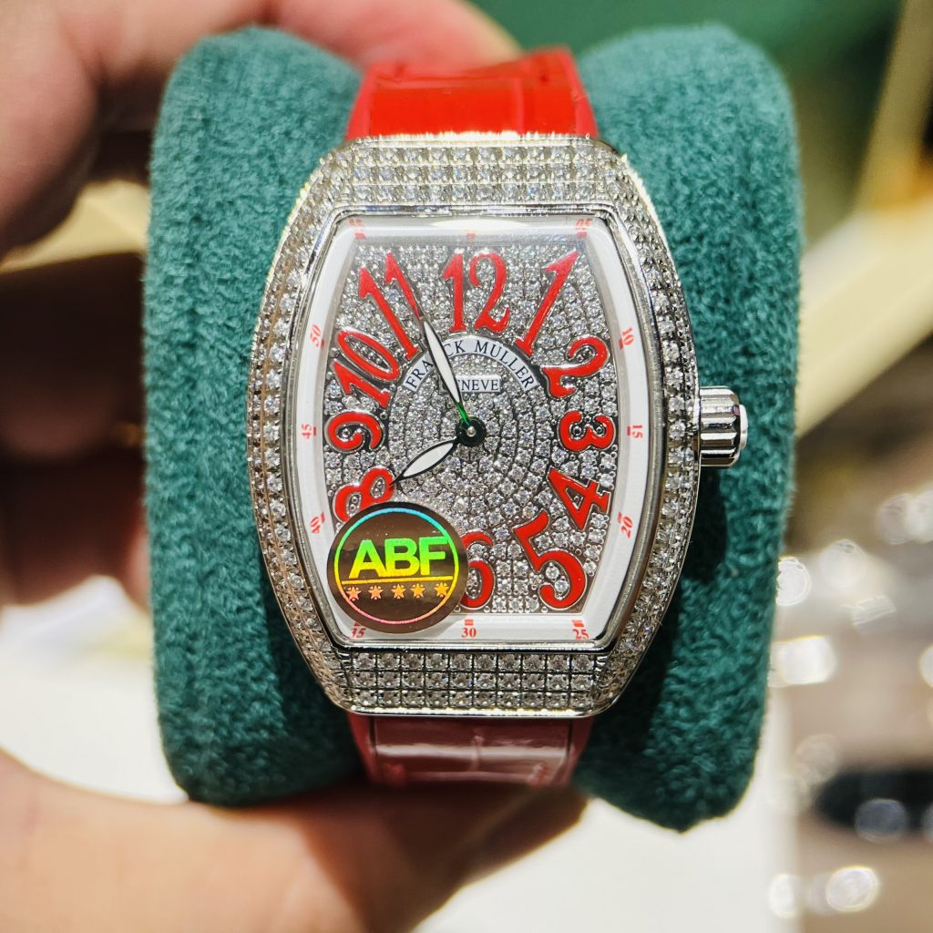 ĐỒNG HỒ FRANCK MULLER NỮ SIÊU CẤP V32 MÀU ĐỎ 36MM