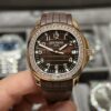ĐỒNG HỒ PATEK PHILIPPE AQUANAUT 5167 SUPER FAKE 1:1 MÀU NÂU 40MM