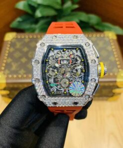 ĐỒNG HỒ RICHARD MILLE RM11-03 CHRONOGRAPH ĐÍNH ĐÁ 48MM