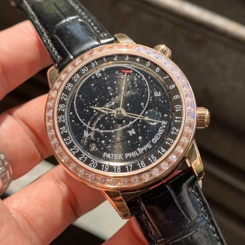 ĐỒNG HỒ PATEK PHILIPPE SKY MOON ROSE GOLD REPLICA 1:1 NAM 40MM