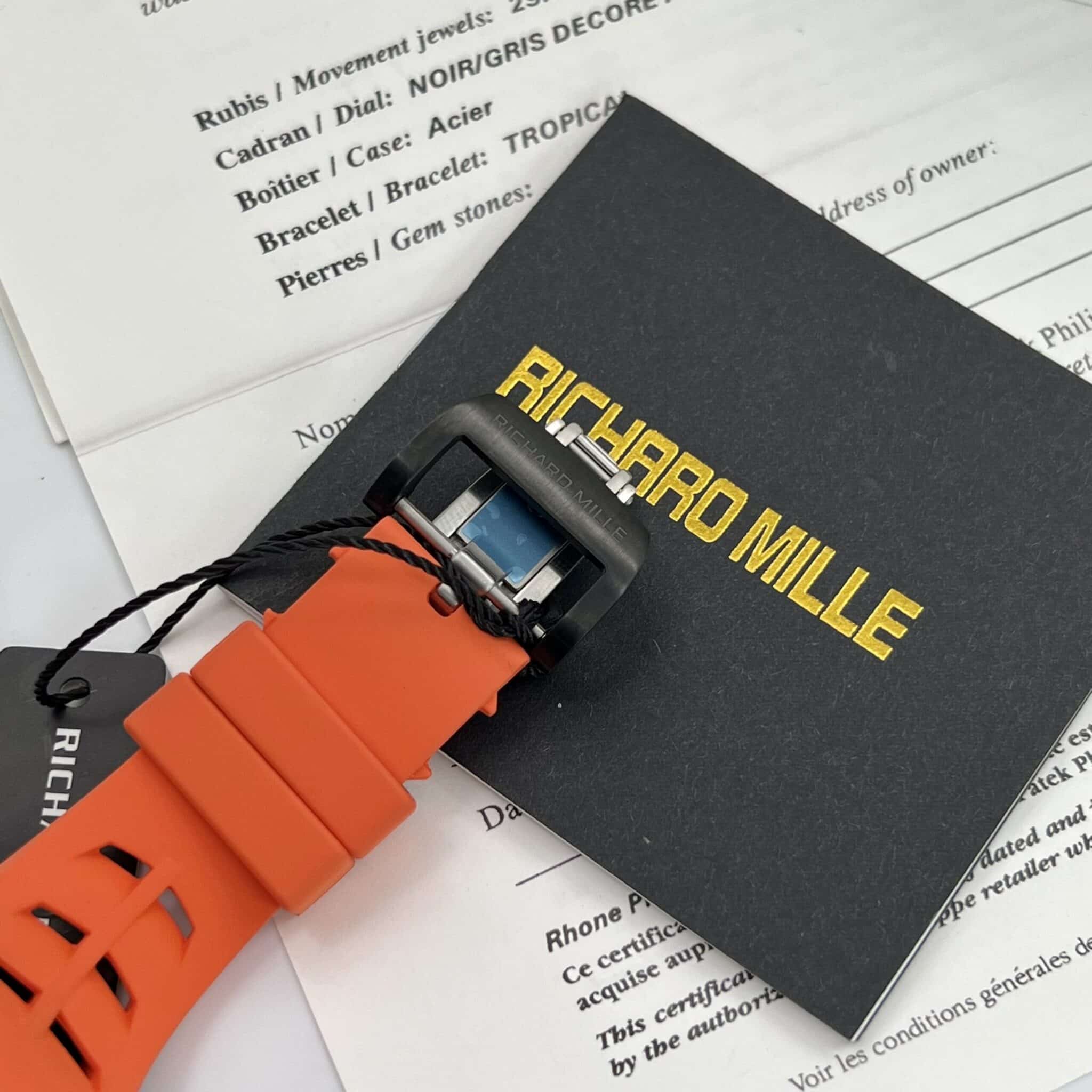 0e9e80349d1a5b44020b ĐỒNG HỒ RICHARD MILLE REPLICA RM 11-03 PHIÊN BẢN CAM ĐEN