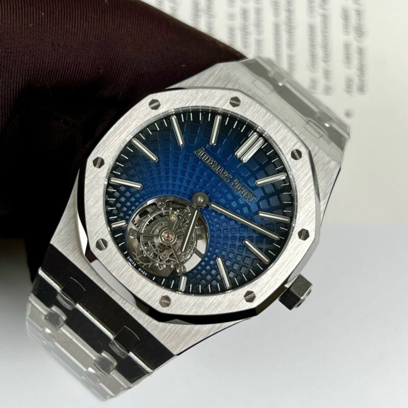 ĐỒNG HỒ AUDEMARS PIGUET ROYAL OAK TOURBILON REPLICA MẶT SỐ MÀU XANH