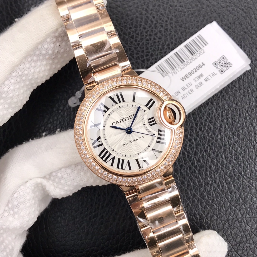 Đồng hồ Cartier Ballon Bleu rep 11 niềng kim cương hai hàng size 33-36mm 1 ĐỒNG HỒ CARTIER BALLON BLEU REP 11 NIỀNG KIM CƯƠNG