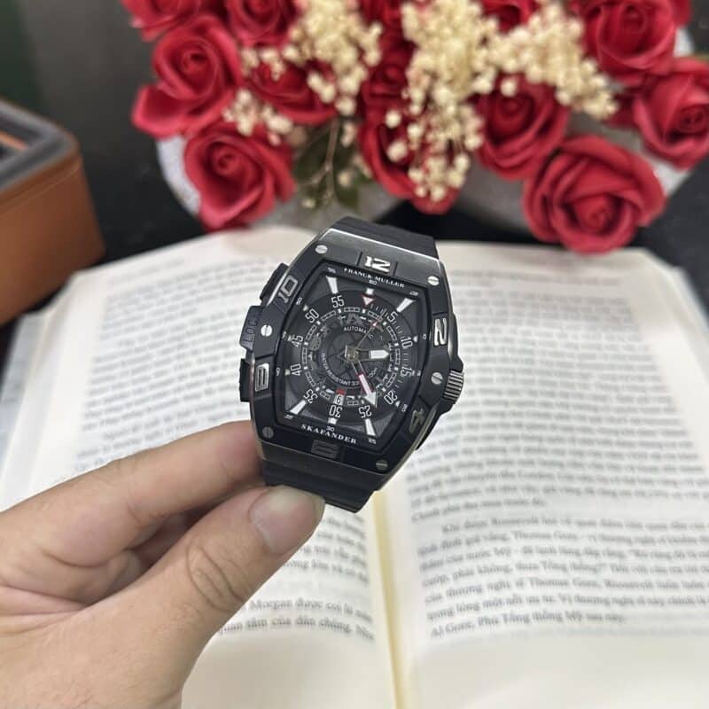 ĐỒNG HỒ FRANCK MULLER SKAFANDER REP 11 THỤY SỸ MÀU ĐEN 46X57MM
