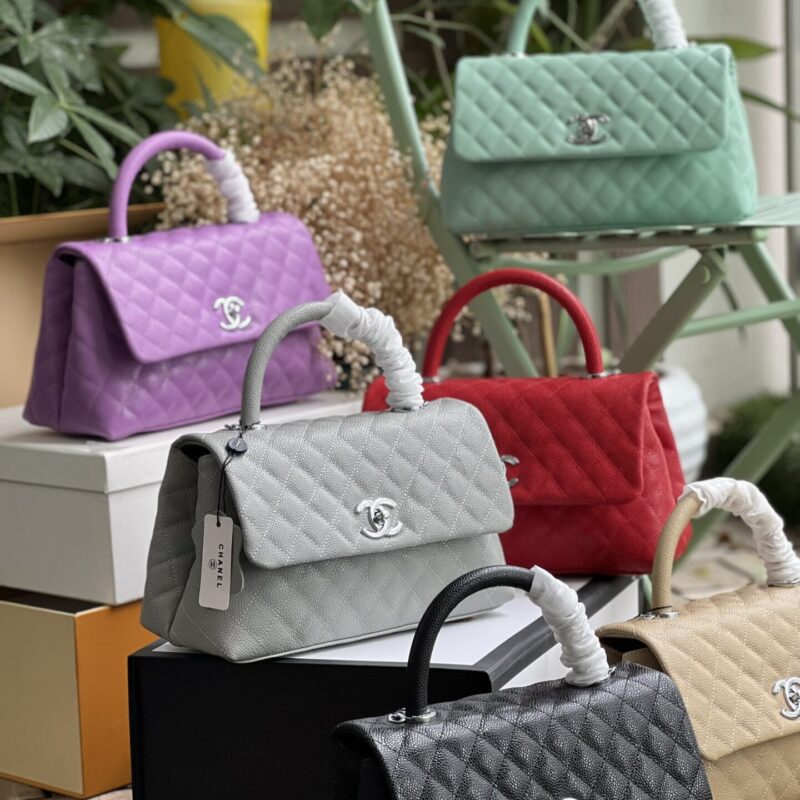 TÚI NỮ XÁCH TAY CHANEL COCO SIÊU CẤP VIP KHÓA BẠC ĐẸP XUẤT SĂC
