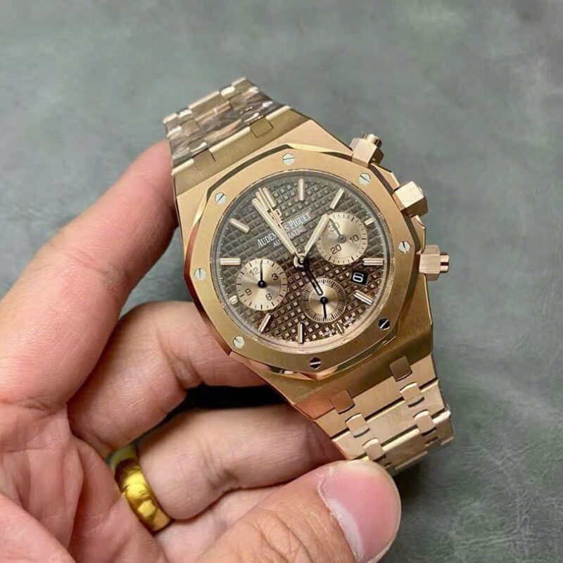 AUDEMARS PIGUET ROYAL OAK 26331OR CHOCOLATE DIAL REPLICA 41MM