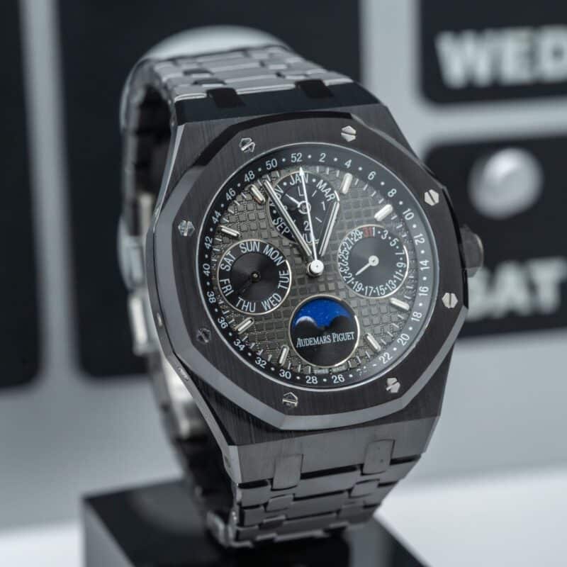 AUDEMARS PIGUET ROYAL OAK PERPETUAL CALENDAR 26579CE BLACK CERAMIC BEST REPLICA 41MM