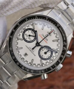 ĐỒNG HỒ OMEGA RACING SPEEDMASTER CHRONOGRAPH REPLICA 1:1 MẶT SỐ TRẮNG 44MM