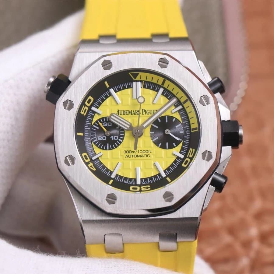 Đồng hồ nam Audemars Piguet Royal Oak 26703 replica cao cấp màu trái cây 42mm 1 ĐỒNG HỒ NAM AUDEMARS PIGUET ROYAL OAK 26703 REPLICA 1:1 MÀU TRÁI CÂY 42MM