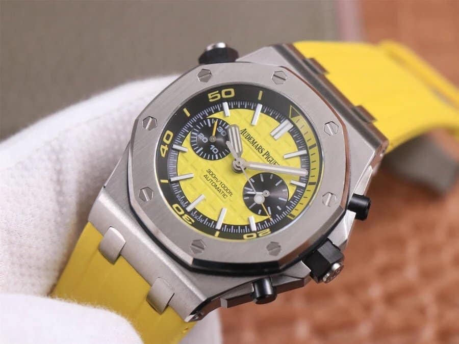 Đồng hồ nam Audemars Piguet Royal Oak 26703 replica cao cấp màu trái cây 42mm 3 ĐỒNG HỒ NAM AUDEMARS PIGUET ROYAL OAK 26703 REPLICA 1:1 MÀU TRÁI CÂY 42MM
