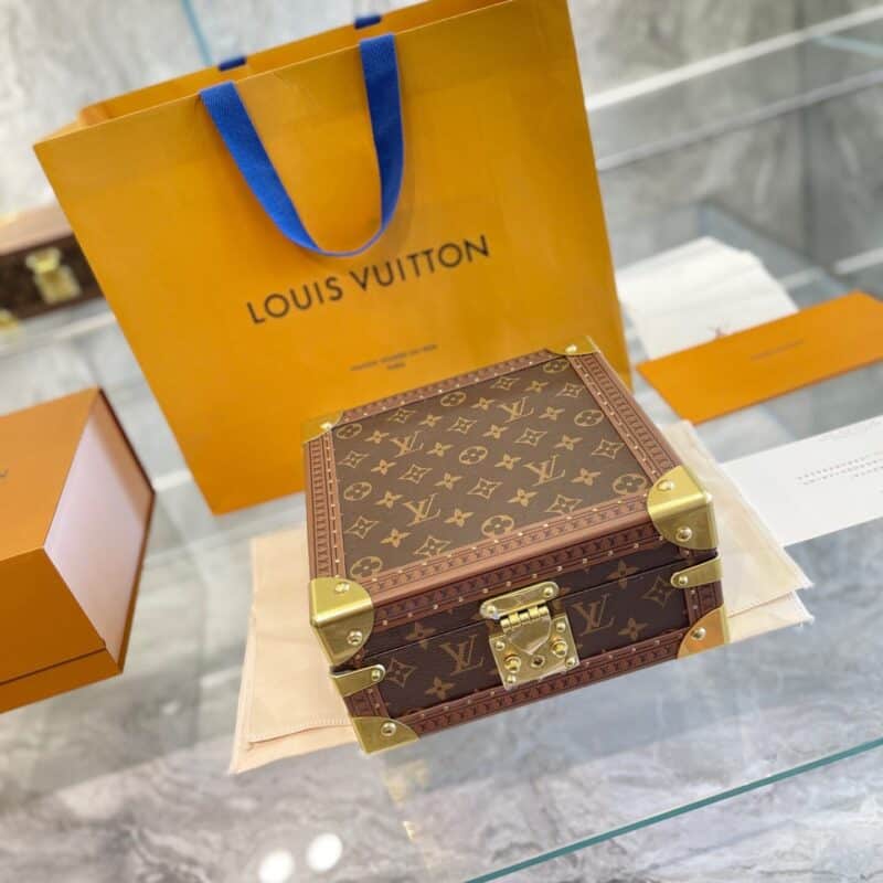 CỐP ĐỰNG TRANG SỨC LV BÊN TRONG LÓT NHUNG SIÊU CẤP LIKE AUTH SANG CHẢNH