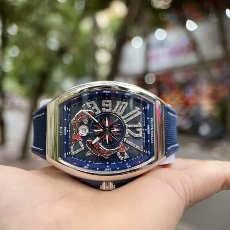ĐỒNG HỒ FRANCK MULLER V45 CÁ KOI REPLICA 11 THỤY SỸ