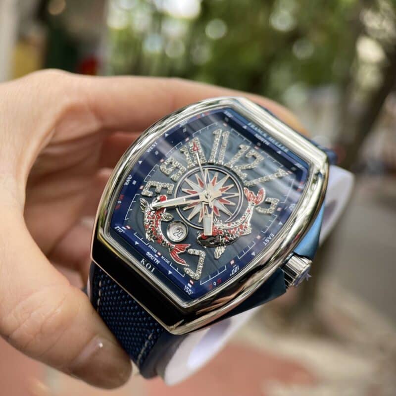 ĐỒNG HỒ FRANCK MULLER V45 CÁ KOI REPLICA 11 THỤY SỸ
