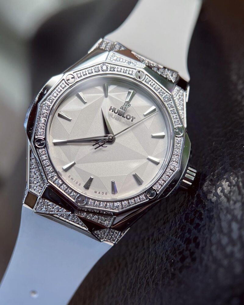 ĐỒNG HỒ HUBLOT CLASSIC FUSION ORLINSKI REPLICA 11 ĐÍNH ĐÁ MÀU TRẮNG 40MM