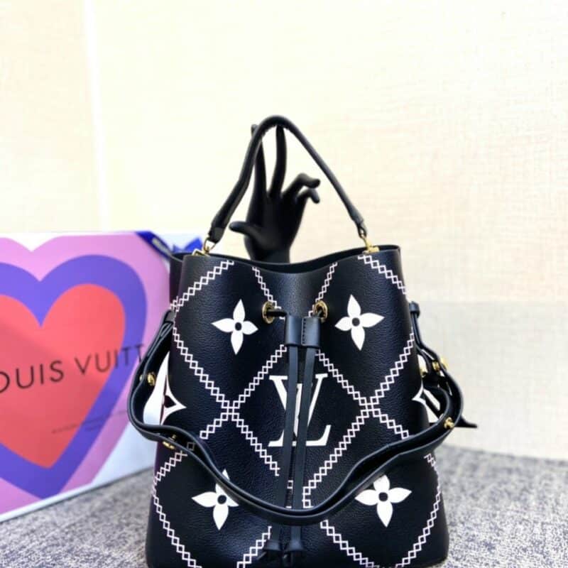 TÚI LV NEO MÀU ĐEN HOA TRẮNG BẢN LIMITED CAO CẤP CỰC XINH FULLBOX