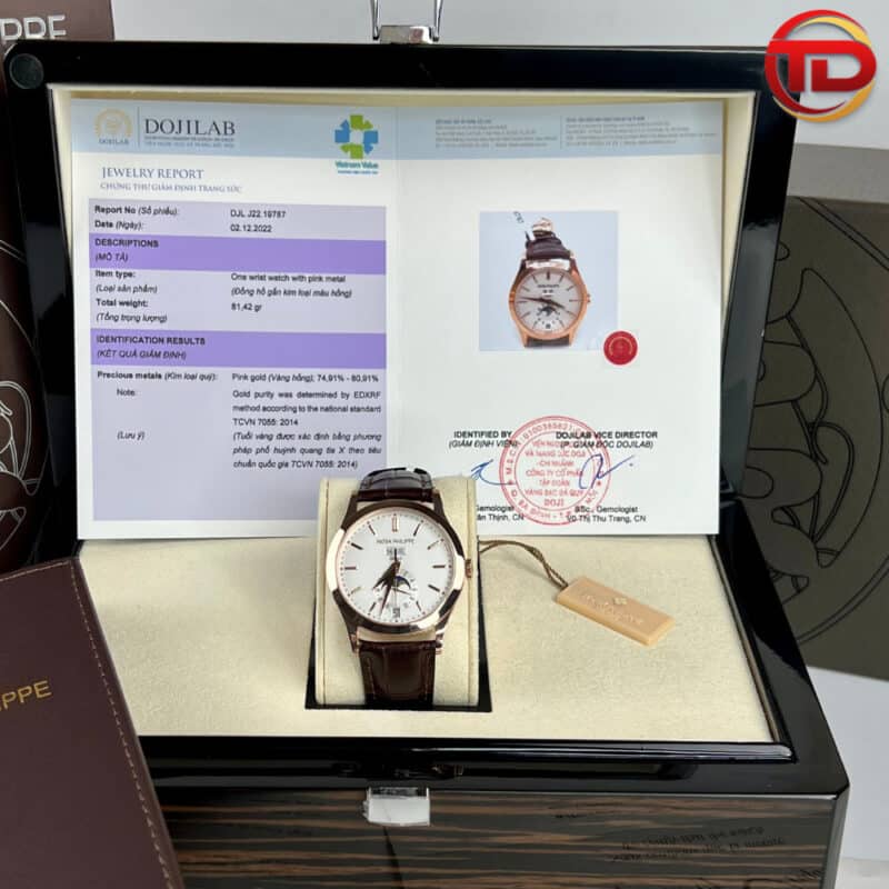 ĐỒNG HỒ PATEK PHILIPPE COMPLICATIONS 5396R MẶT SỐ TRẮNG