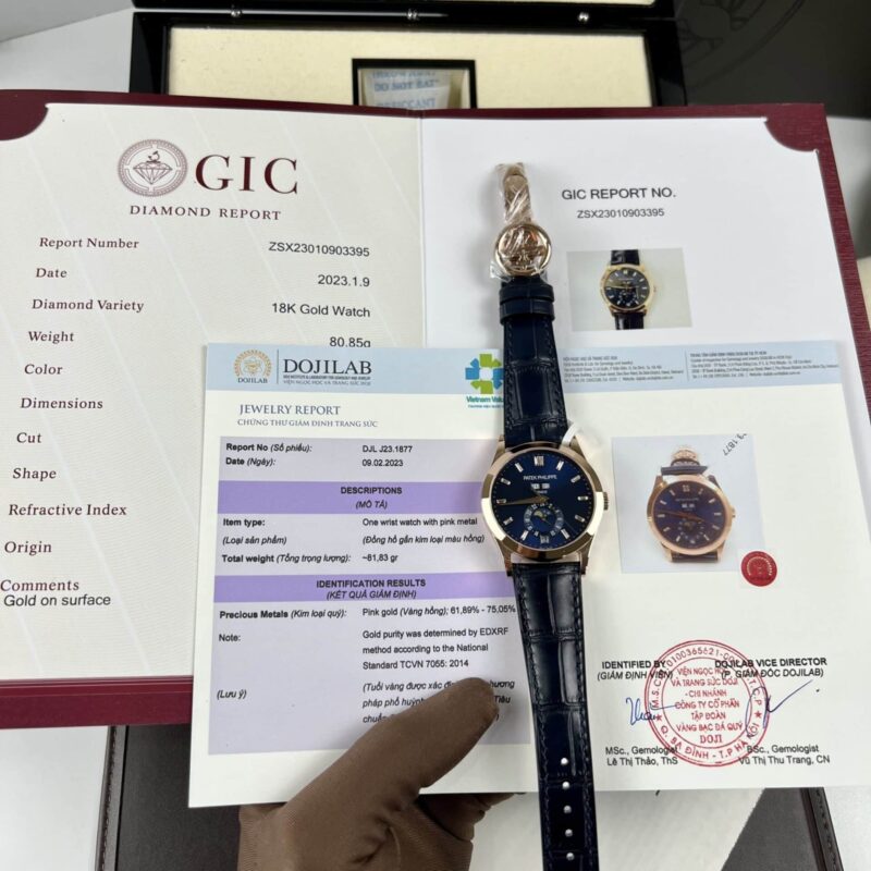 ĐỒNG HỒ PATEK PHILIPPE COMPLICATIONS 5396R-014 BỌC VÀNG HỒNG 38.5MM
