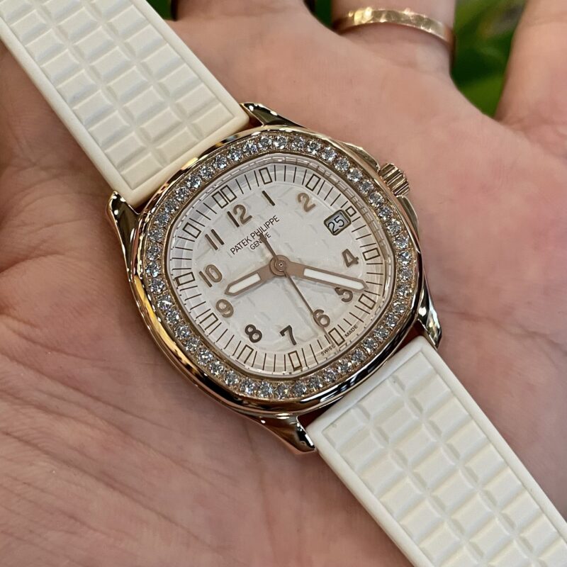 ĐỒNG HỒ NỮ PATEK PHILIPPE AQUANAUT 5067 ROSE GOLD REPLICA 11 THỤY SỸ