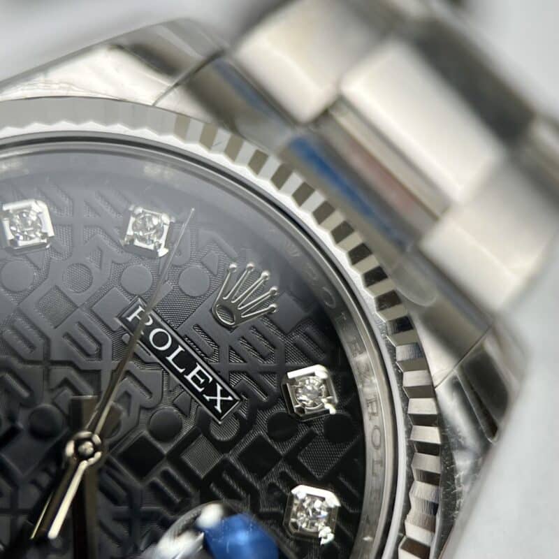 ĐỒNG HỒ ROLEX REP 11 DATEJUST 126234 MẶT SỐ ĐEN VI TÍNH