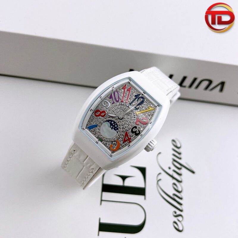 ĐỒNG HỒ FRANCK MULLER REP CAO CẤP V32 ABF MẶT SỐ ĐÍNH FULL ĐÁ