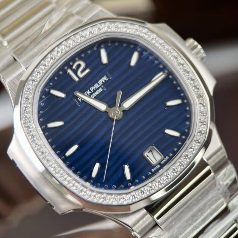 PATEK PHILIPPE NỮ REP 11 NAUTILUS 7118/1200A MẶT SỐ XANH 3K FACTORY