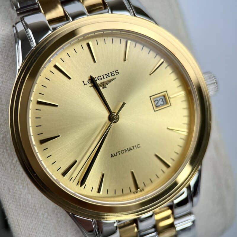 ĐỒNG HỒ LONGINES FLAGSHIP MẶT VÀNG DÂY DEMI VÀNG SUPER FAKE THỤY SỸ
