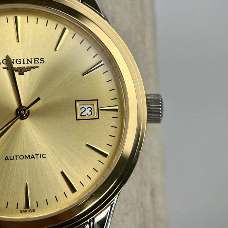 ĐỒNG HỒ LONGINES FLAGSHIP MẶT VÀNG DÂY DEMI VÀNG SUPER FAKE THỤY SỸ