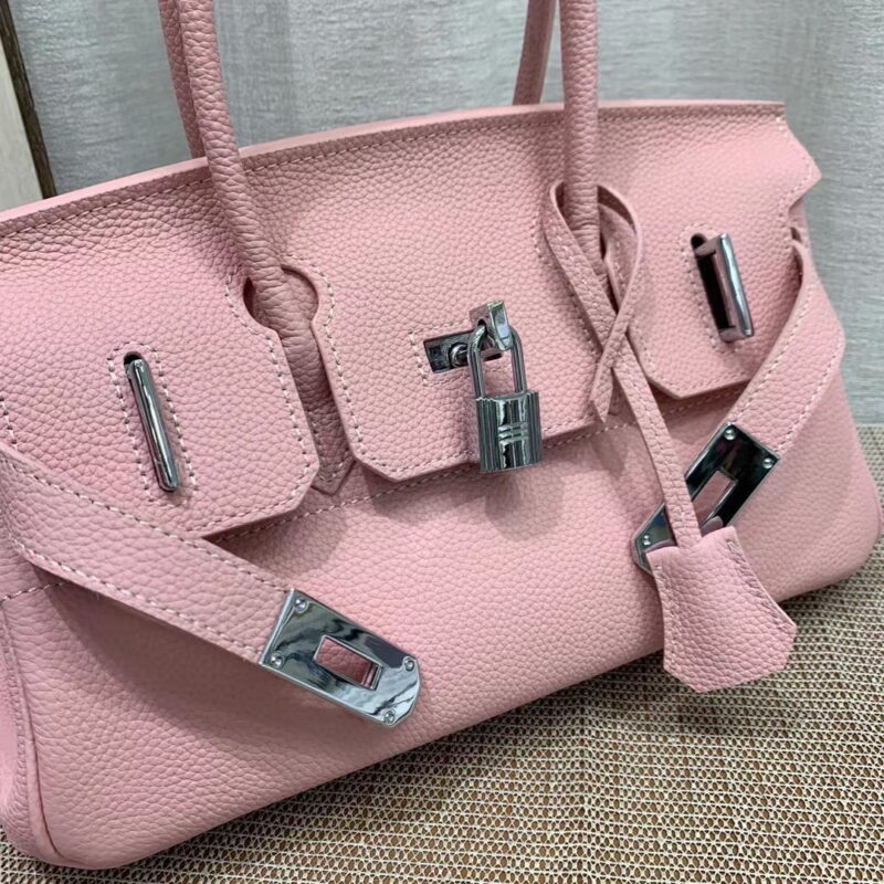 TÚI XÁCH NỮ HM SIÊU CẤP HERMES BRIGITTE HORIZONTAL BIRKIN SHOULDER BAG MÀU HỒNG