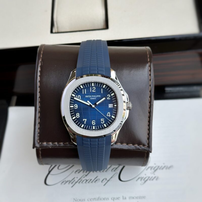 ĐỒNG HỒ PATEK PHILIPPE AQUANAUT 5168G-001 MÀU XANH NAVY REP 1:1 CAO CẤP