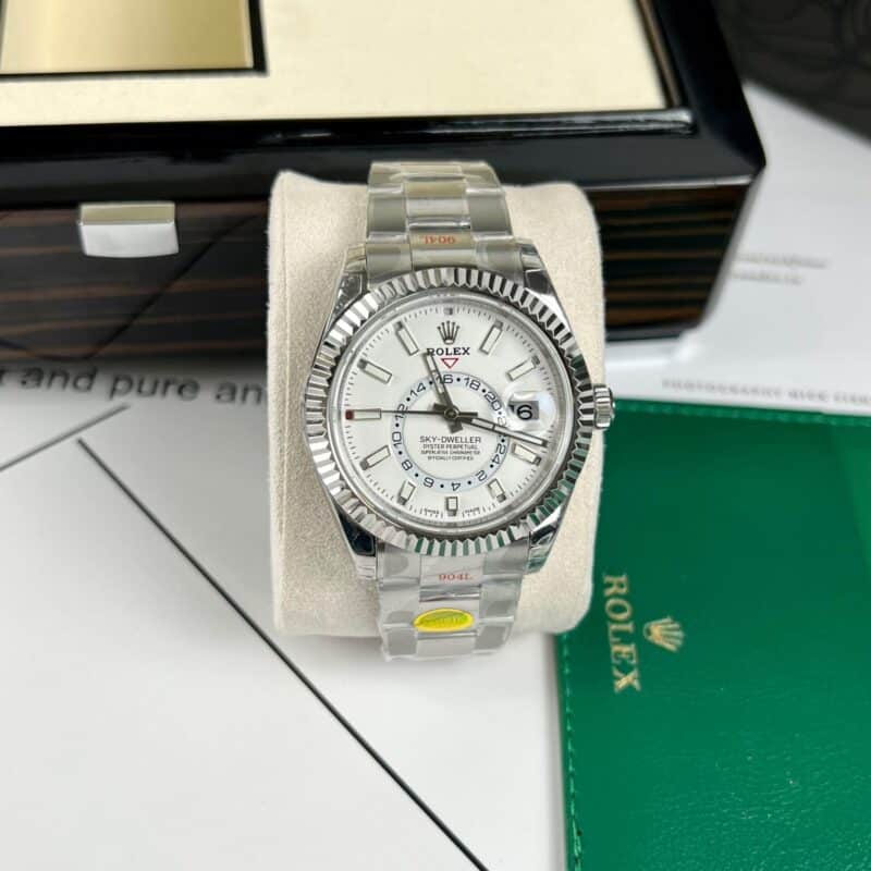 ROLEX SKY DWELLER 326934 WHITE DIAL REPLICA 42MM