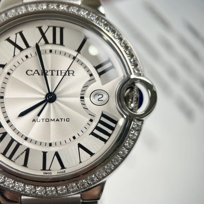 ĐỒNG HỒ CARTIER BALLON BLEU W4BB0023 NIỀNG ĐÁ REPLICA 1:1 NỮ
