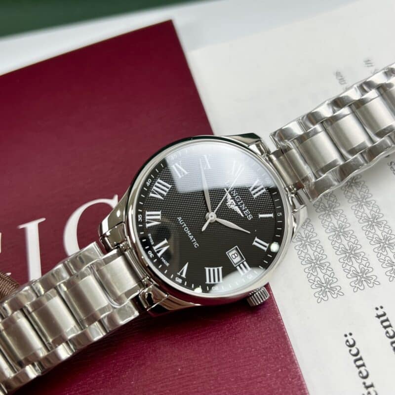 ĐỒNG HỒ LONGINES MASTER COLLECTION L2.793.4.51.6 MẶT ĐEN FAKE 1:1
