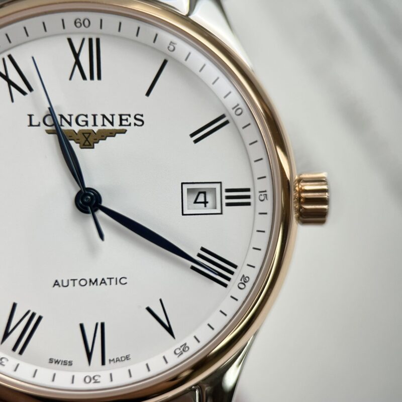 ĐỒNG HỒ LONGINES MASTER COLLECTION L2.893.5.11.7 DEMI VÀNG HỒNG FAKE CAO CẤP