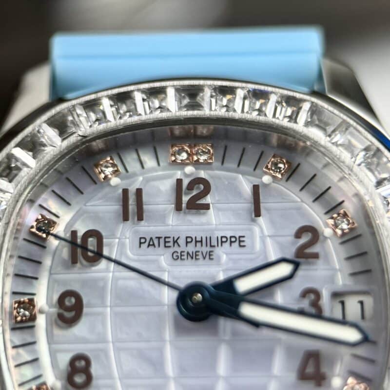 ĐỒNG HỒ PATEK PHILIPPE AQUANAUT 5072G-001 REP 11 MẶT KHẢM TRAI CỌC SỐ VÀNG HỒNG