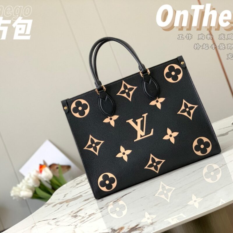 TÚI XÁCH LV LOUIS VUITTON EMPREINTE ONTHEGO MM ĐEN SIÊU CẤP