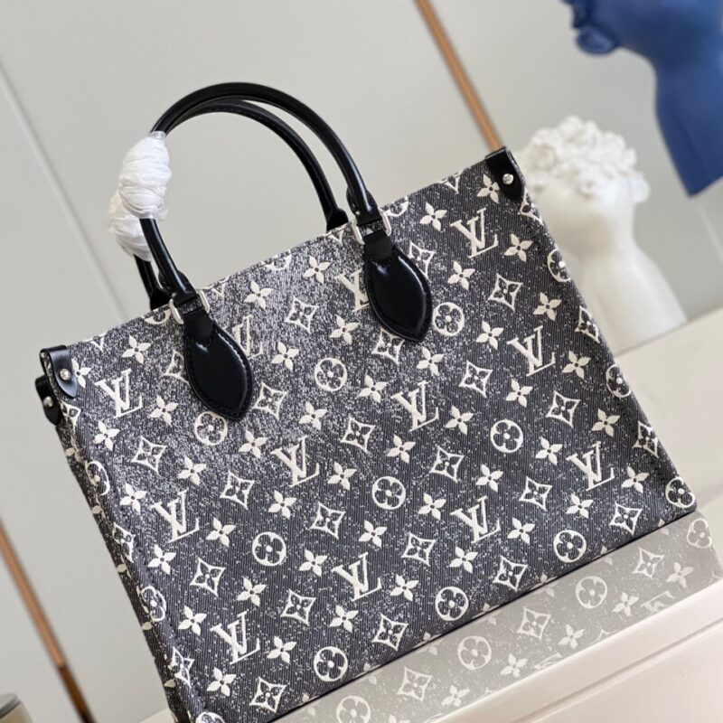 TÚI XÁCH LV LOUIS VUITTON ONTHEGO MM TOTE BAG DENIM SIÊU CẤP