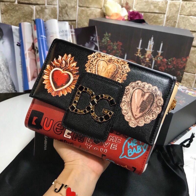 TÚI XÁCH D&G DOLCE&GABBANA NGUYÊN BẢN SIÊU CẤP ĐÍNH ĐÁ THỜI TRANG