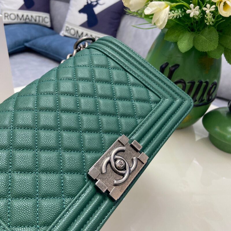 TÚI XÁCH CHANEL SAC BOY SIÊU CẤP XANH LÁ