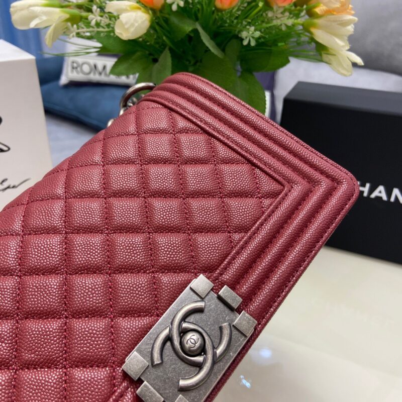 TÚI CHANEL SAC BOY KHÂU TAY SIÊU CẤP MÀU ĐỎ