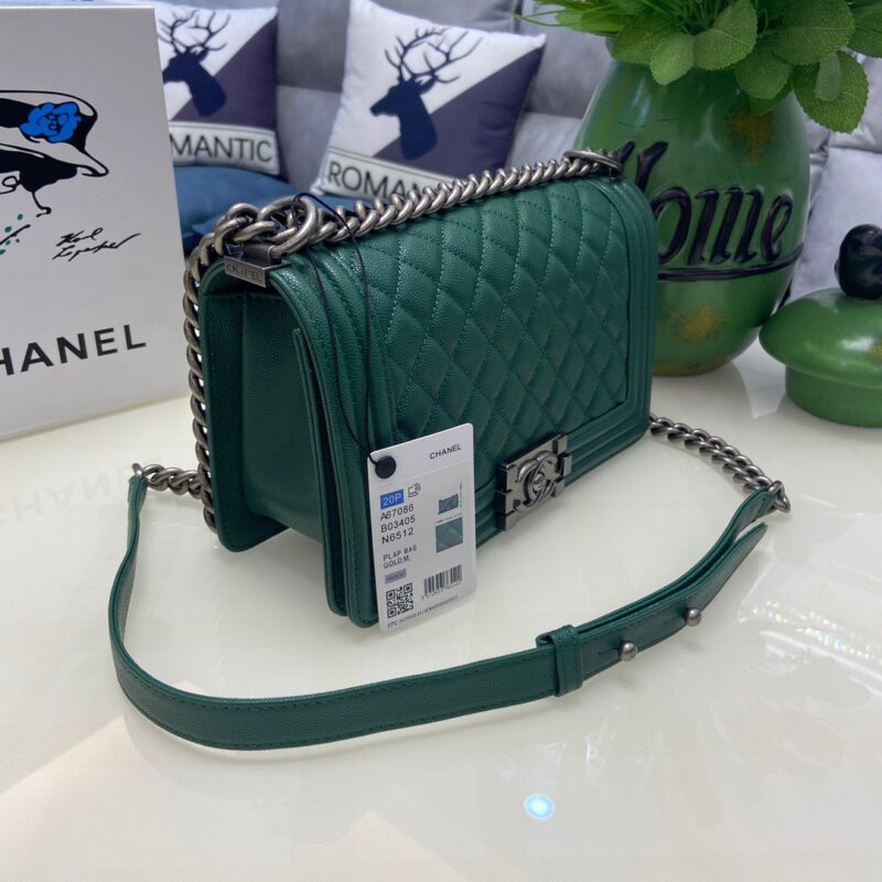 TÚI XÁCH CHANEL SAC BOY SIÊU CẤP XANH LÁ