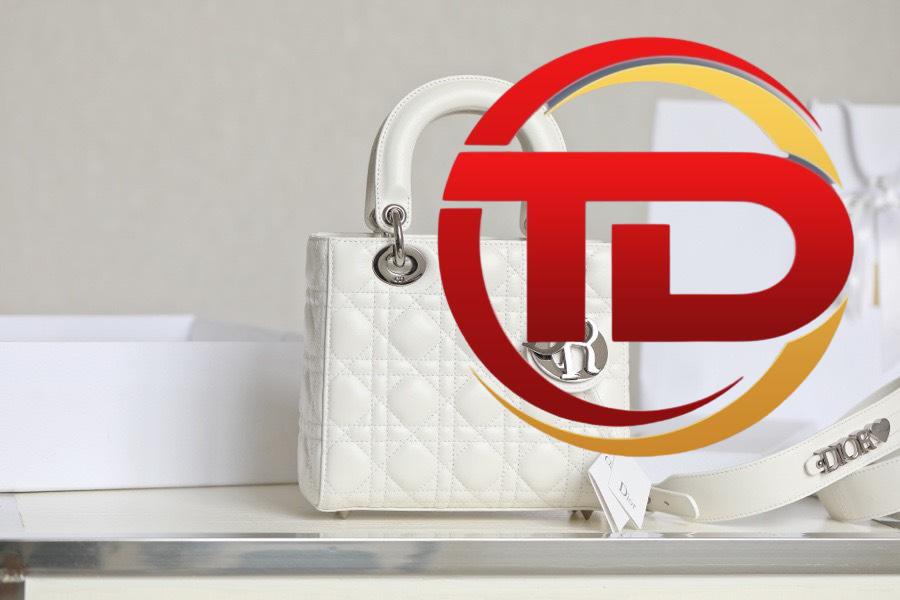 z4225632366564_ce1429bfb909e47309c5157d2fd718d6 TÚI LADY DIOR SMALL SIZE SIÊU CẤP MÀU TRẮNG TAG BẠC