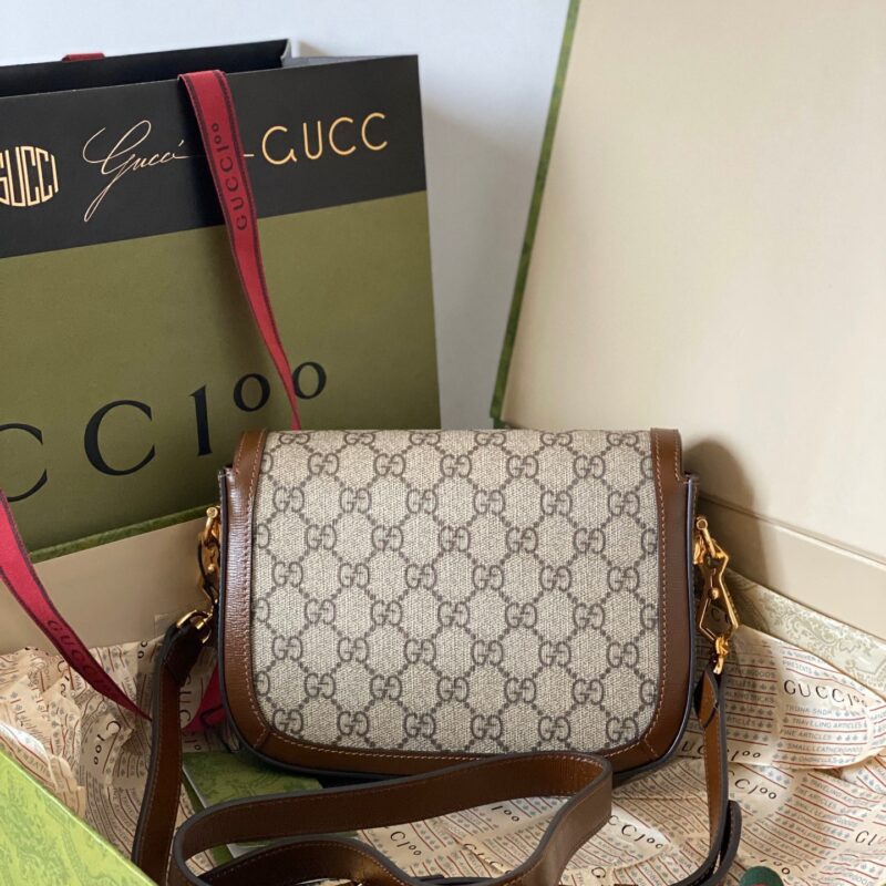 TÚI GUCCI HORSEBIT 1955 MINI BAG SIÊU CẤP MÀU NÂU