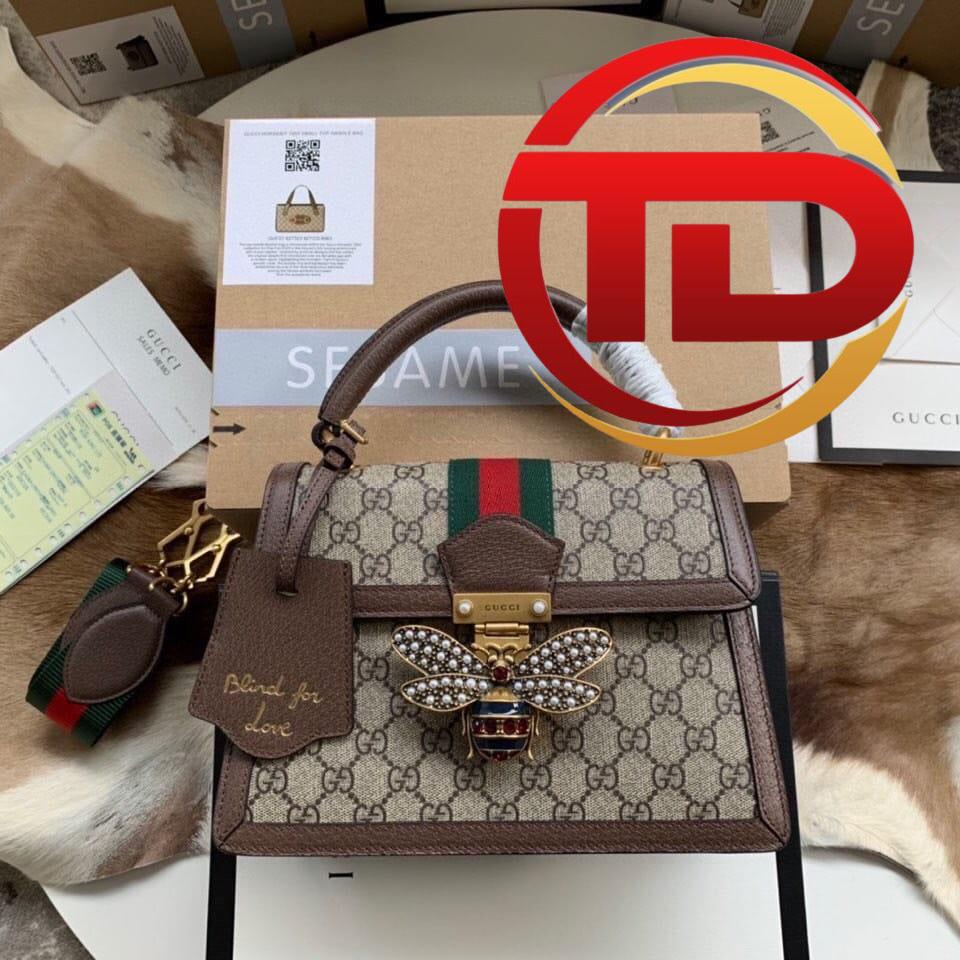 z4225638897643_200149826b23602e9c6c21333cf36fb2 TÚI GUCCI QUEEN MARGARNET BAG KHÓA ONG SIÊU CẤP MÀU NÂU