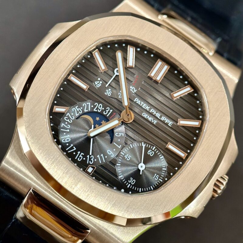 ĐỒNG HỒ PATEK PHILIPPE NAUTILUS 5712 CHẾ TÁC VÀNG KHỐI 18K VIP 40MM