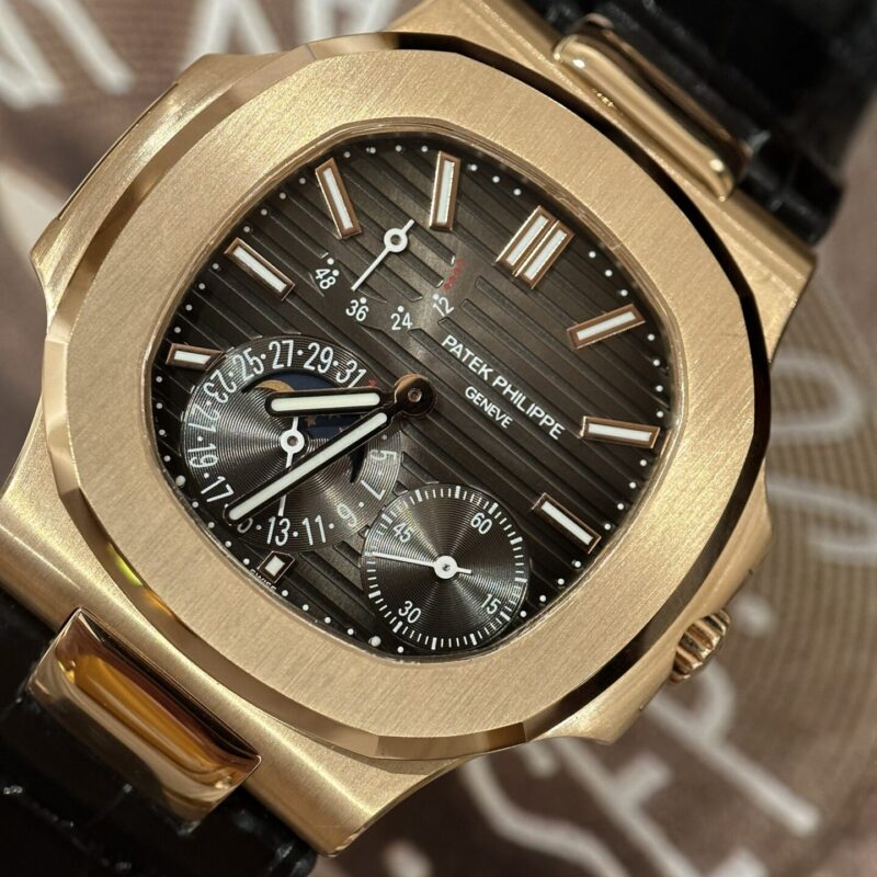 ĐỒNG HỒ PATEK PHILIPPE NAUTILUS 5712 CHẾ TÁC VÀNG KHỐI 18K VIP 40MM
