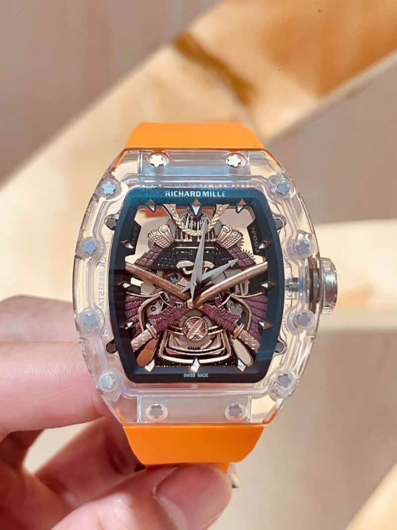 ĐỒNG HỒ RICHARD MILLE RM 47 SAMURAI VỎ SAPPHIRE SIÊU CẤP