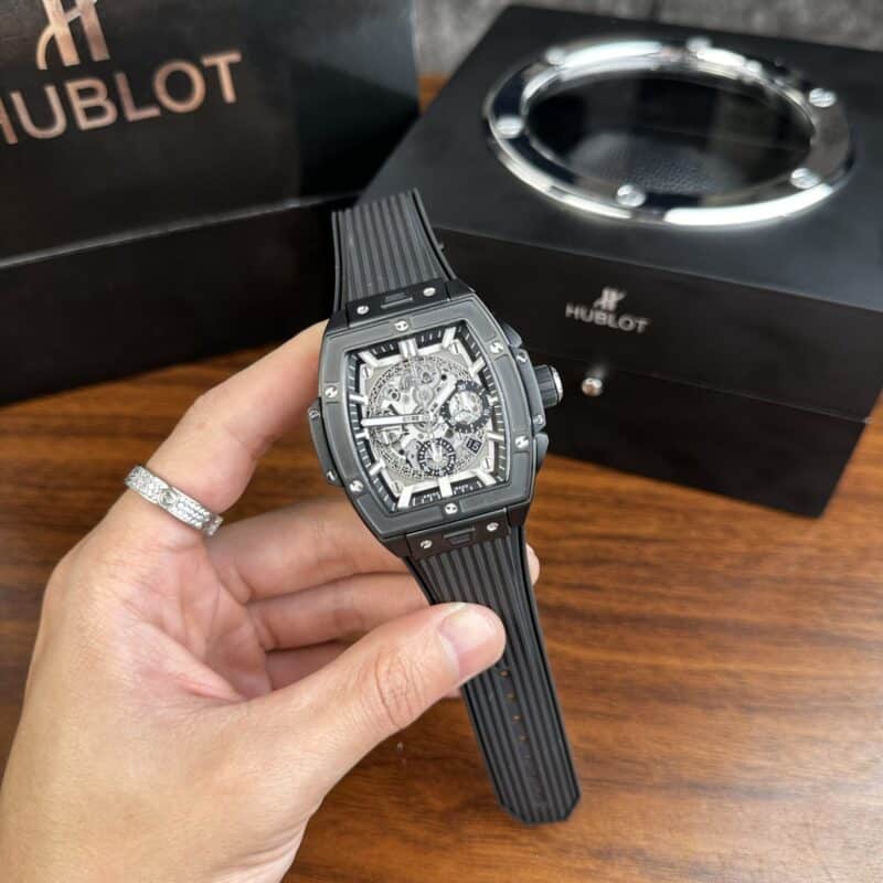 ĐỒNG HỒ HUBLOT SPIRIT OF BIG BANG MÀU ĐEN SUPER FAKE 1:1 MS FACTORY