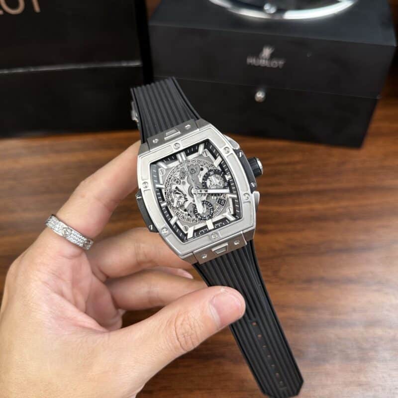 ĐỒNG HỒ HUBLOT SPIRIT OF BIG BANG MÀU XÁM REP 1:1 MS FACTORY 42MM