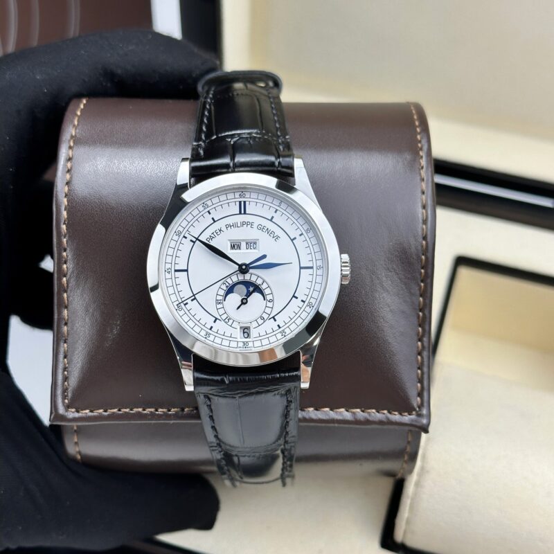 ĐỒNG HỒ PATEK PHILIPPE COMPLICATIONS 5396G-011 MẶT SỐ TRẮNG REPLICA 1:1
