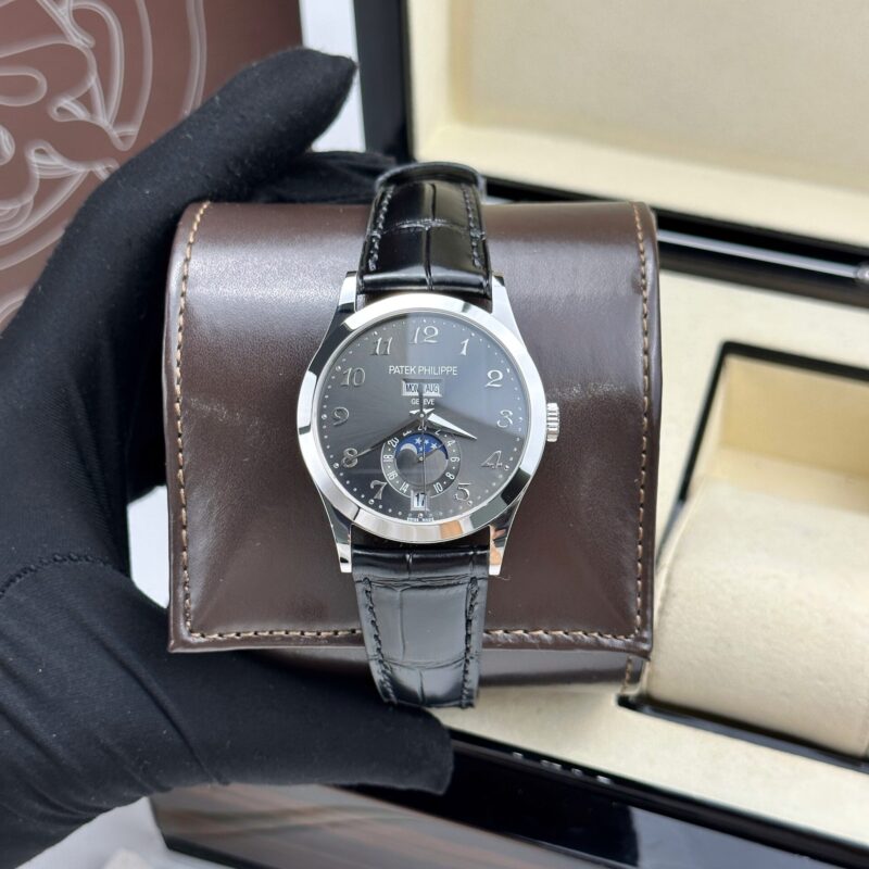 ĐỒNG HỒ PATEK PHILIPPE COMPLICATIONS 5396G MẶT SỐ XÁM REP 1:1 CAO CẤP